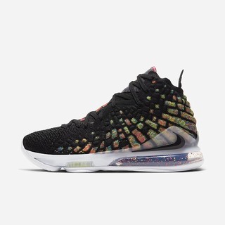 Adidasi Baschet Nike LeBron 17 Barbati Negrii Colorati Negrii | FAYS-13609